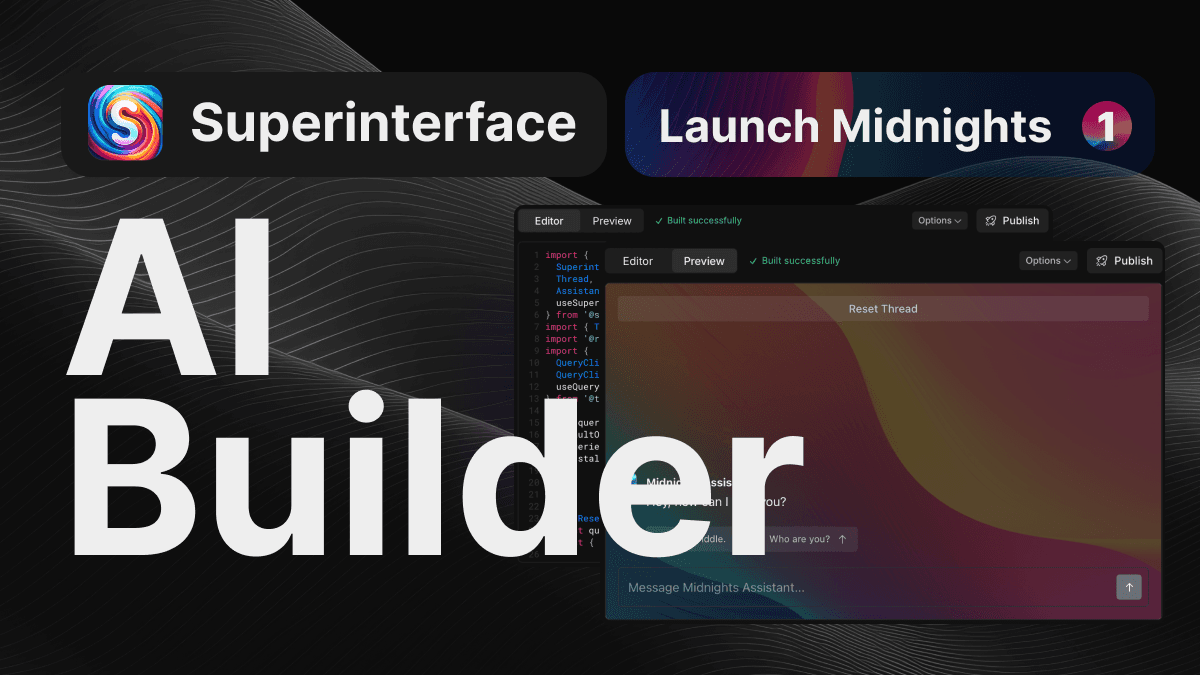 Introducing: AI builder.