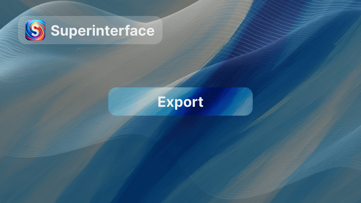 Ability to export.